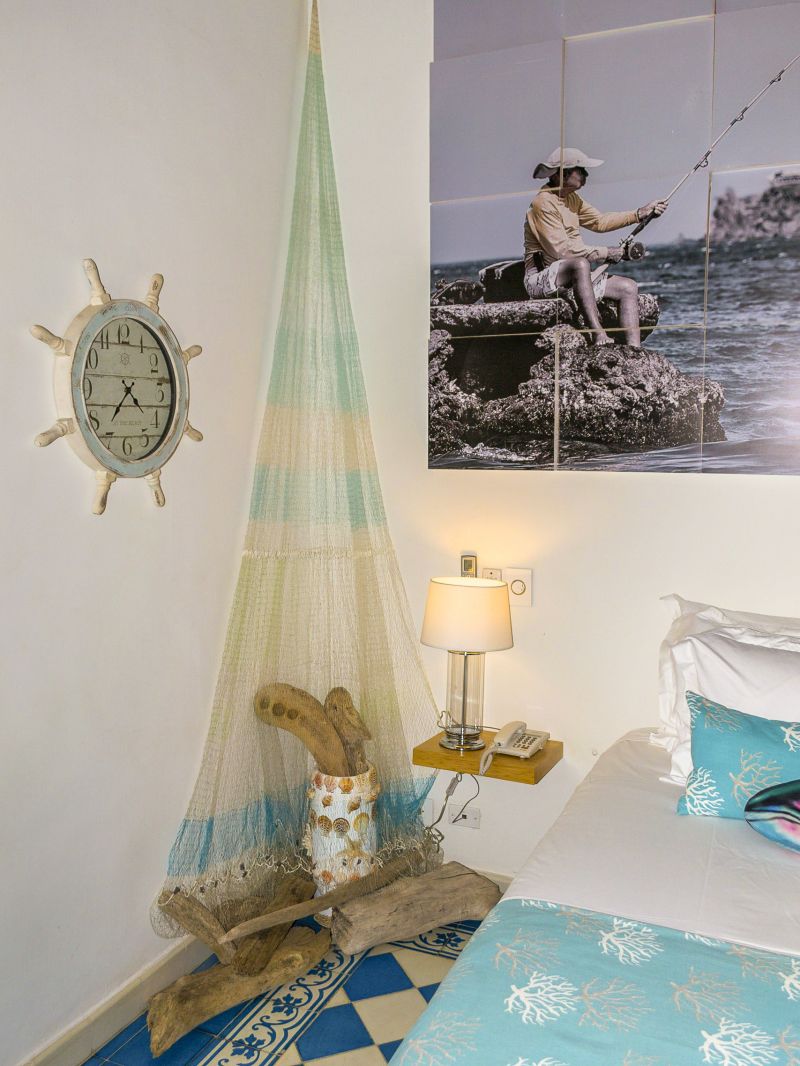 Cama de la habitación El Viejo y El Mar